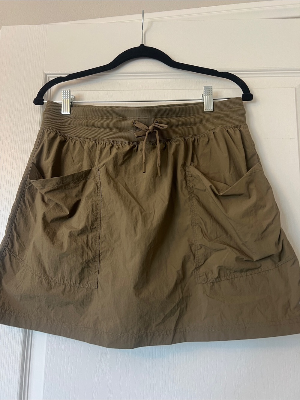 Apana Olive green Pull-On Skort with Front Pockets